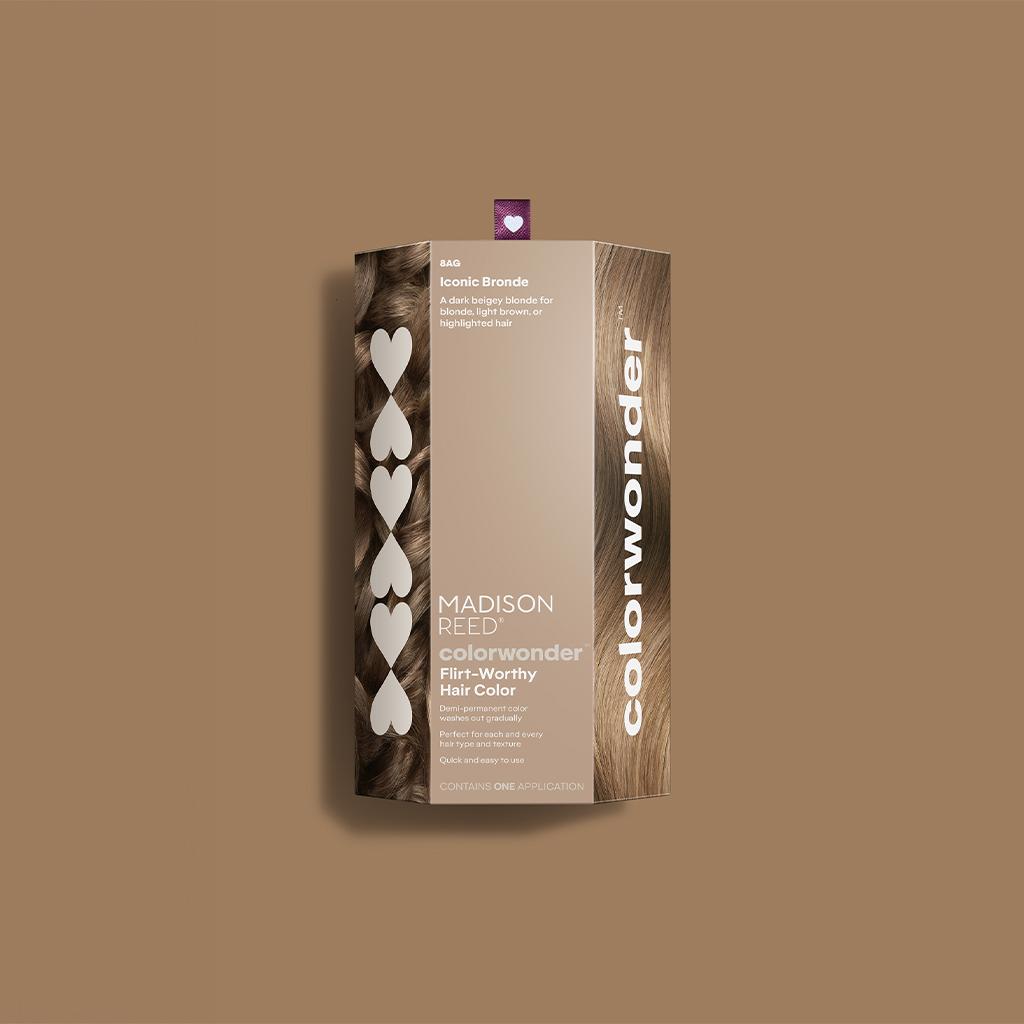 Iconic Bronde hair dye box