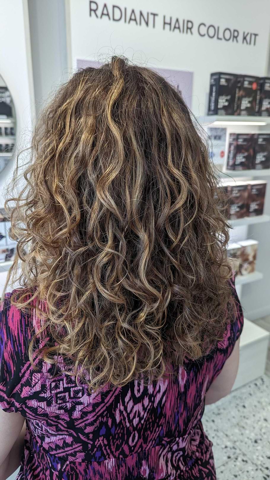 curly hair balayage madison reed hair color bar