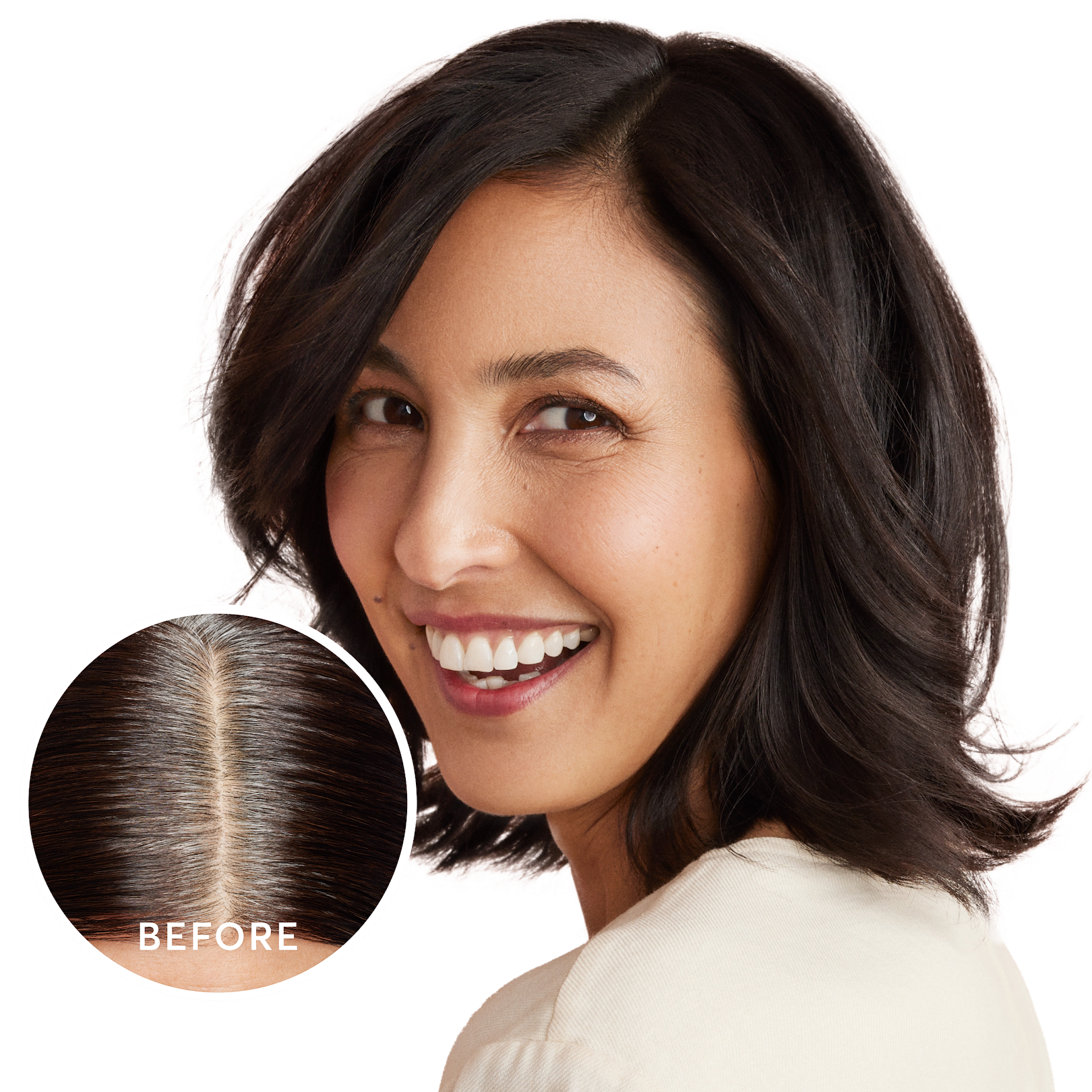 Root Perfection gray coverage before and after