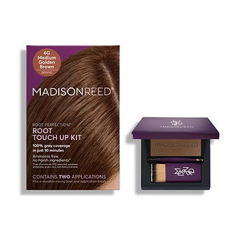 Medium golden brown root touch up kit and powder bundle