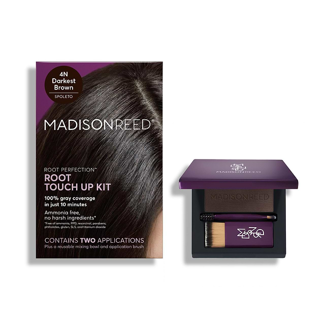 Darkest Brown root touch up kit and powder bundle