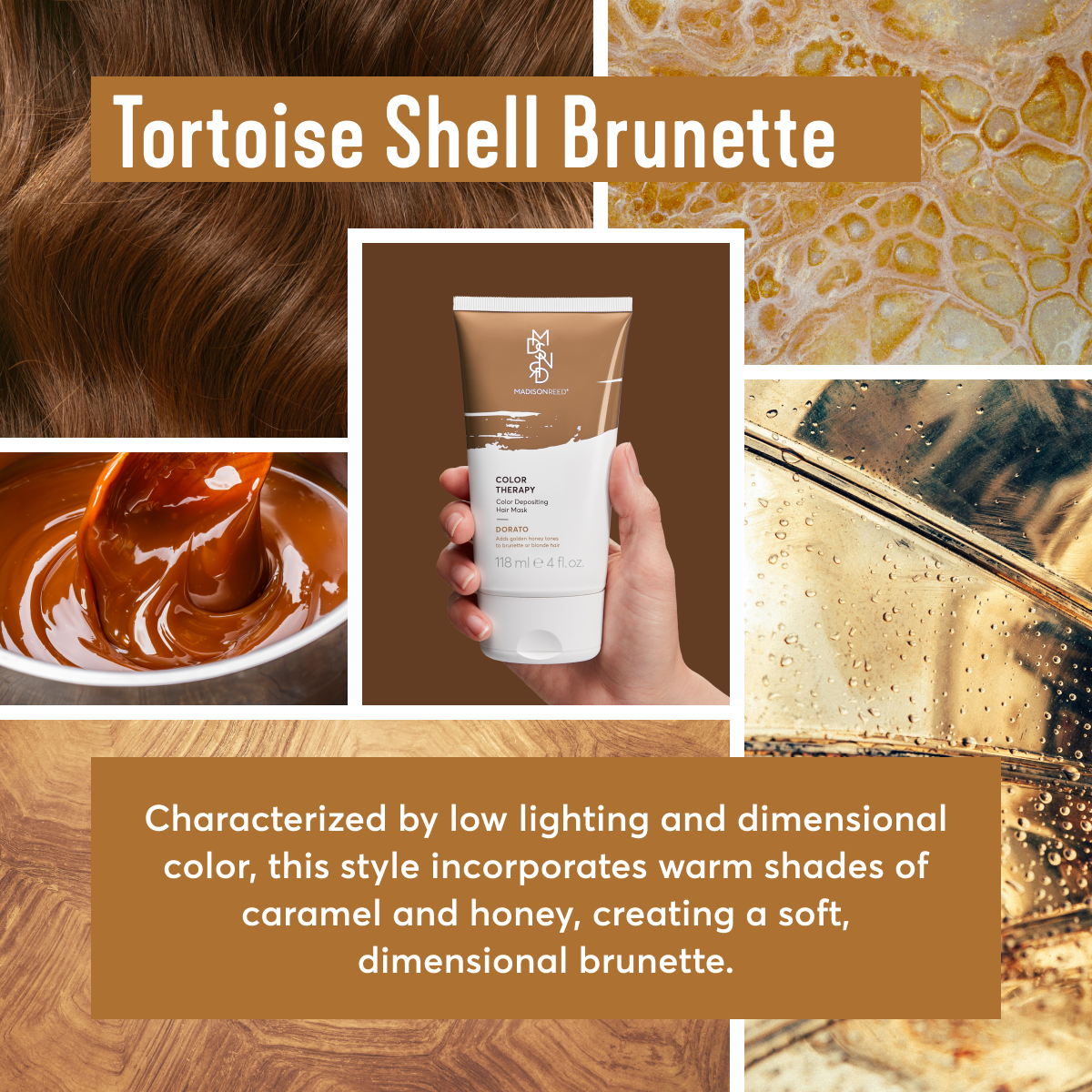Spring Hair Color Trends - Tortoise Shell Brown