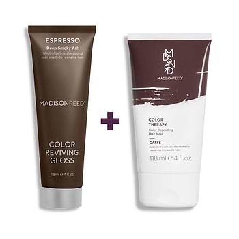 Brunette Hair color set Espresso Gloss and Caffe Color Therapy Hair Mask