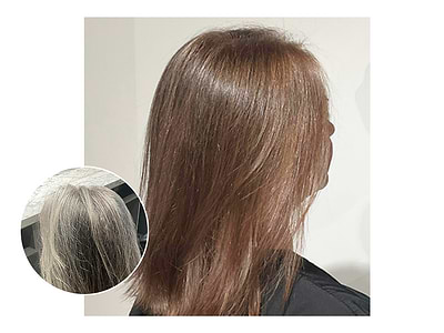 100% gray coverage at Madison Reed Hair Color Bar
