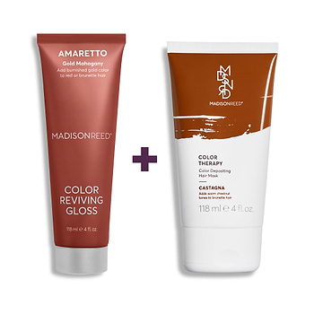 Amaretto Gloss and Castagna Color Therapy Hair Mask Bundle