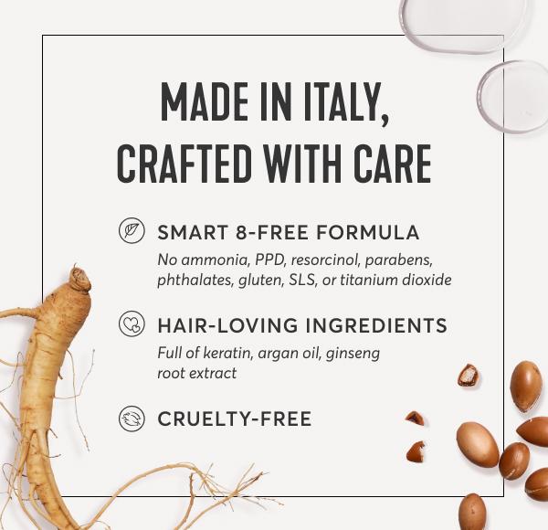 Smart 8-Free Formula, Cruelty-Free, Made in Italy