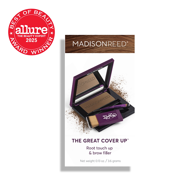 Light Brown root touch up powder and brow filler