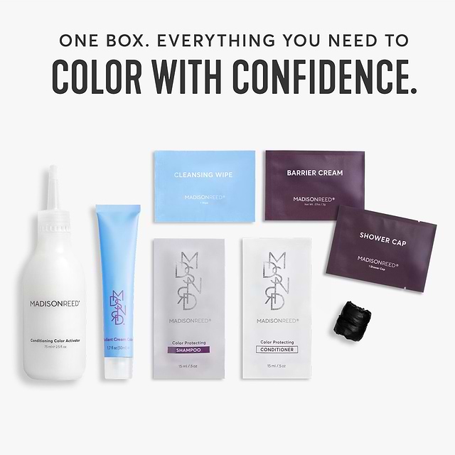 one box. Everything you need to color with confidence