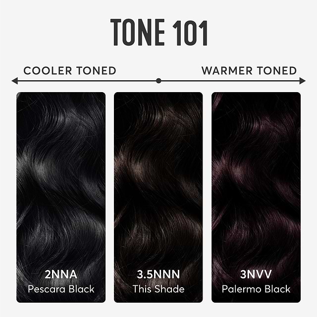 Darkest Brown-Black Hair Dye Kit | Ravenna 3.5NNN | Madison Reed