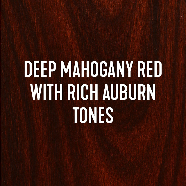 5nrm trieste red is a deep mahogany red with rich auburn tones
