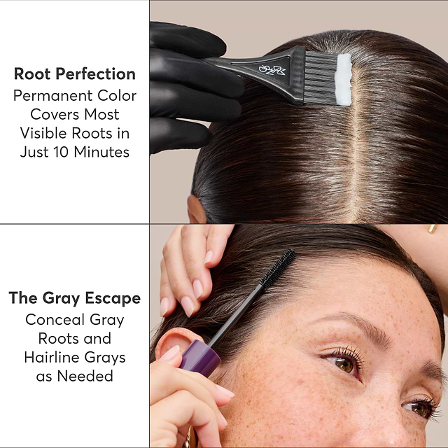 Medium Golden Brown Root Touch Up Bundle - Dervio Root Touch Up