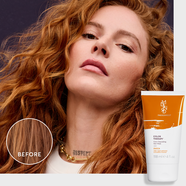 All Color Depositing Hair Mask shades refresh and enhance color while deep conditioning