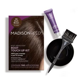 Root Perfection - Root Touch Up Kit with permanent hair color for 100% gray coverage in 10 minutes