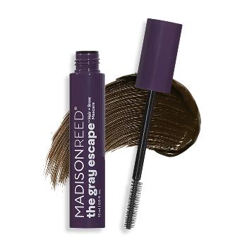 The Gray Escape Hair + Brow Mascara provides targeted and precise gray coverage for stray grays and roots
