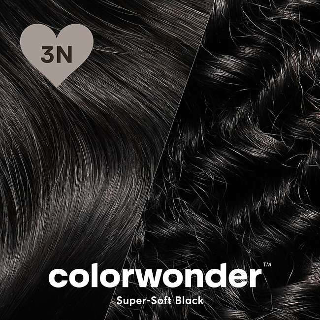 Soft Black Demi Permanent Hair Dye Kit | Black Velvet 3N | Madison