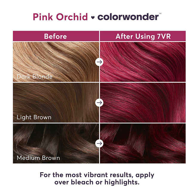 Pink Demi Permanent Hair Dye Kit - Pink Orchid 7VR | Madison Reed
