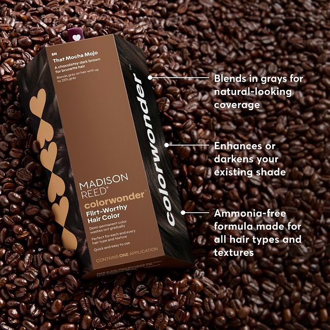 Chocolatey Dark Brown Demi Permanent Hair Dye Kit - That Mocha Chocolatey Dark Brown Demi Permanent Hair Dye Kit - That Mocha