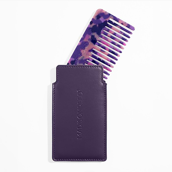Detangling comb and protective storage sleeve so you can pack with you on the go