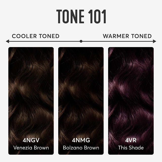 Darkest Cool Sangria Hair Dye Kit | Volterra Amethyst 4VR