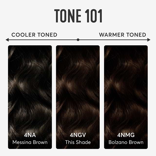 Darkest Golden Brown Hair Dye Kit | Venezia Brown 4NGV | Madison Reed