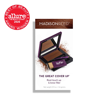 The Great Cover Up in shade Sienna - Auburn Red Root Touch Up Powder - a 5 time Allure Best of Beauty Award Winner for Best Root Coverage