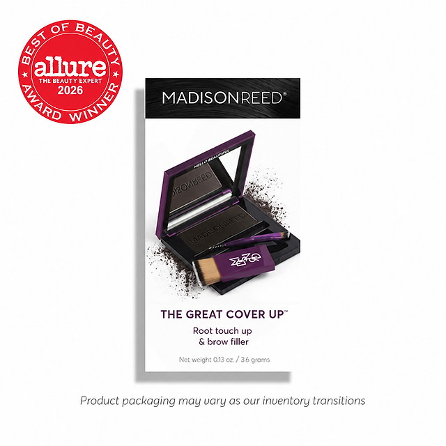 The Great Cover Up in shade Legno - Black Root Touch Up Powder - a 5 time Allure Best of Beauty Award Winner for Best Root Coverage