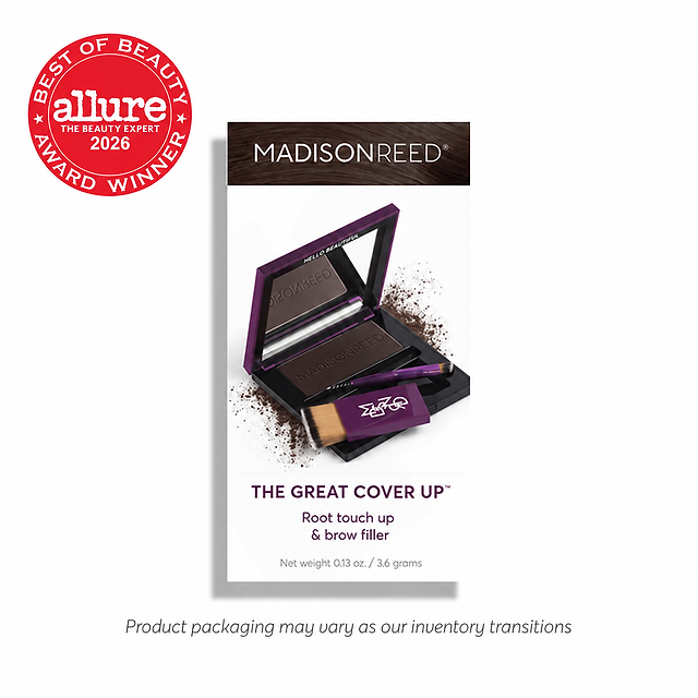 The Great Cover Up in shade Ombra - Dark Brown Root Touch Up Powder - a 5 time Allure Best of Beauty Award Winner for Best Root Coverage