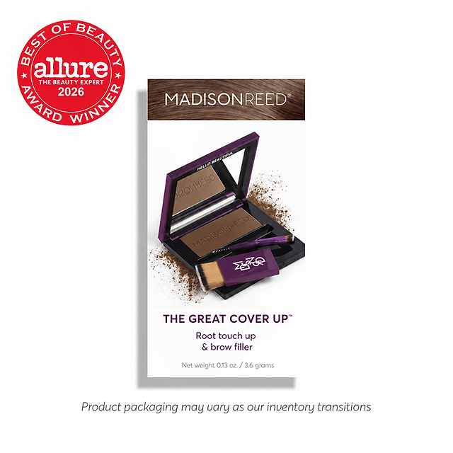 The Great Cover Up in shade Terra - Medium Brown Root Touch Up Powder - a 5 time Allure Best of Beauty Award Winner for Best Root Coverage