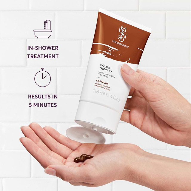 Color Therapy Castagna In-shower Treatment Results in 5 min