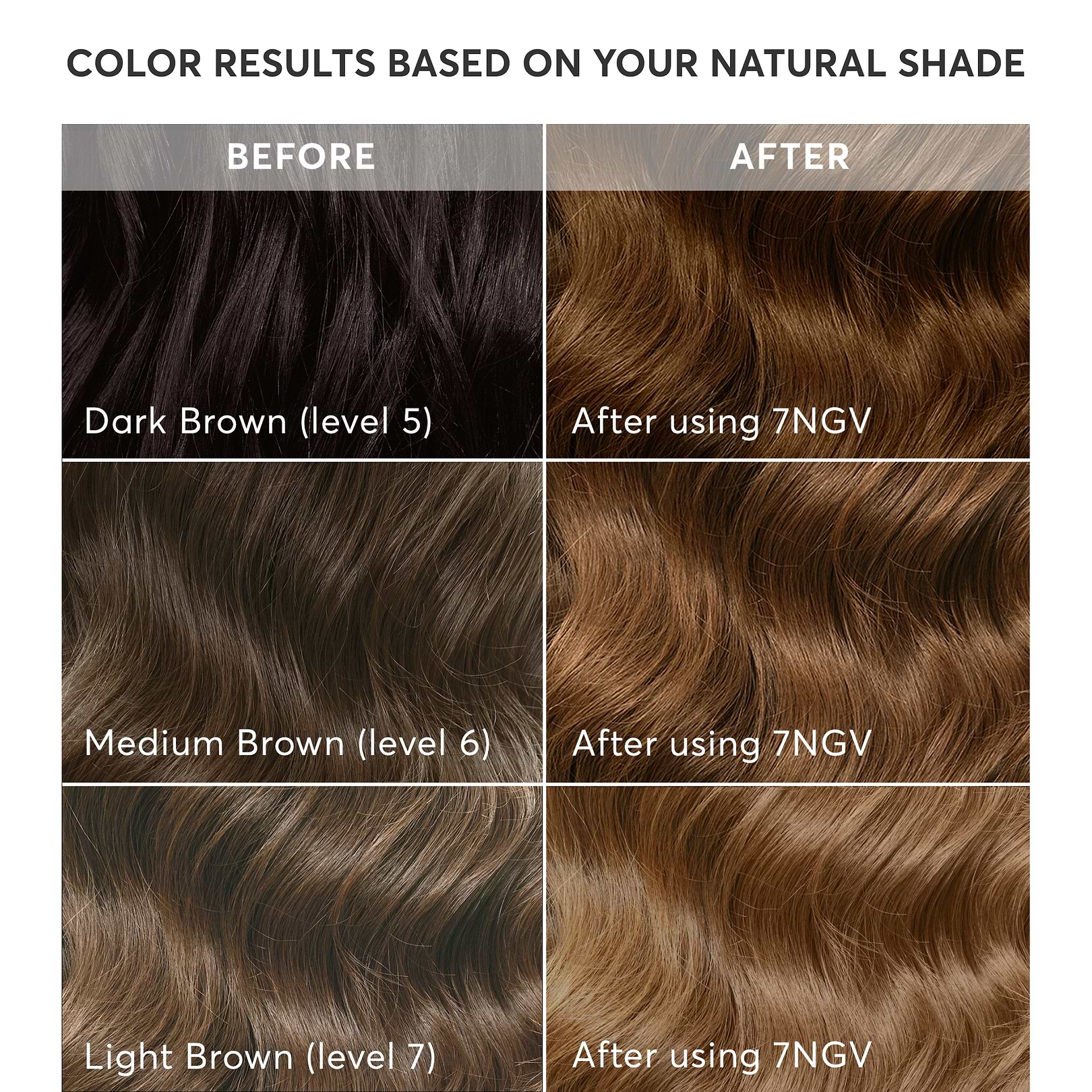 Light Golden Brown Hair Dye Kit | Lucca 7NGV | Madison Reed