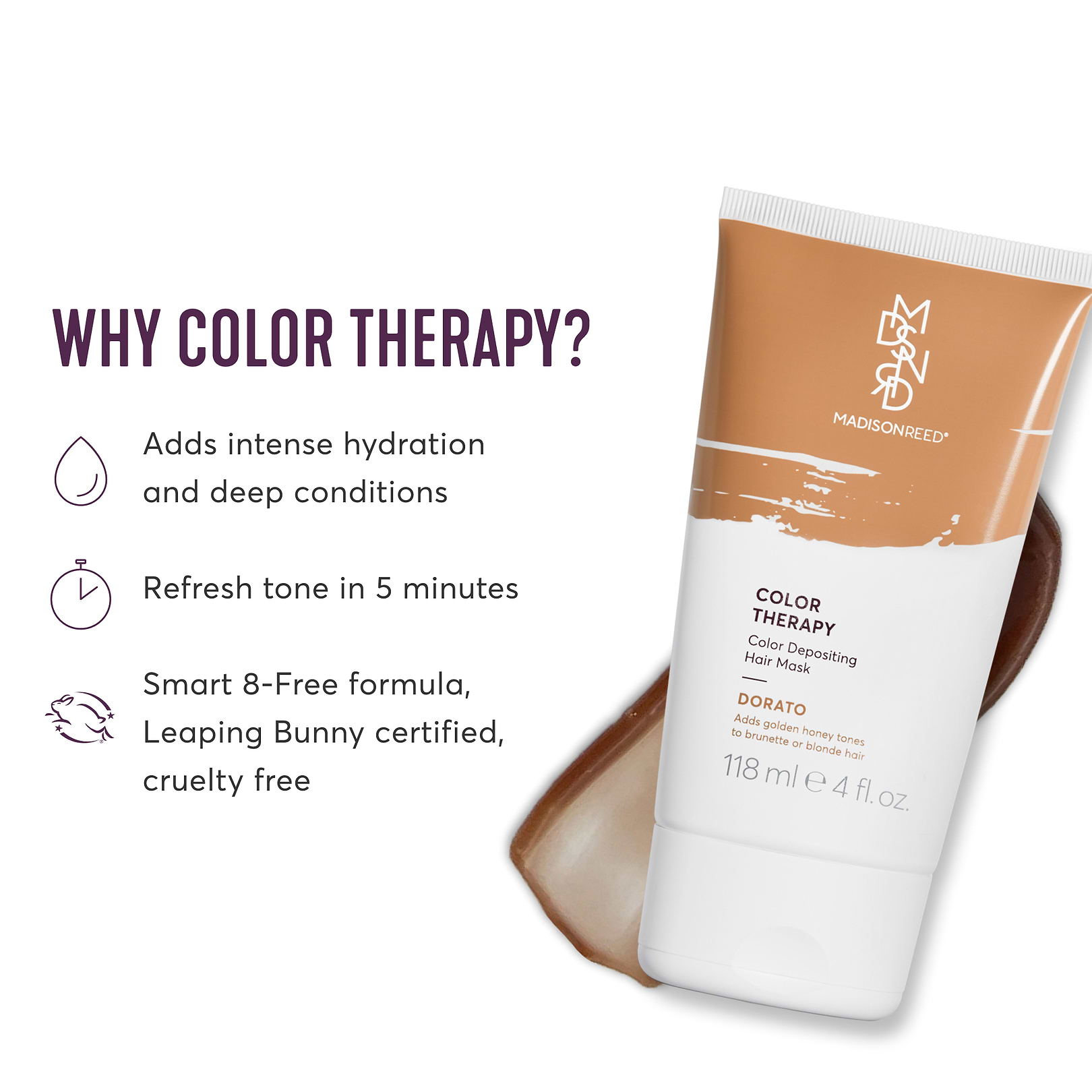 Dorato Color Therapy Hair Mask for Brunette & Blonde Hair