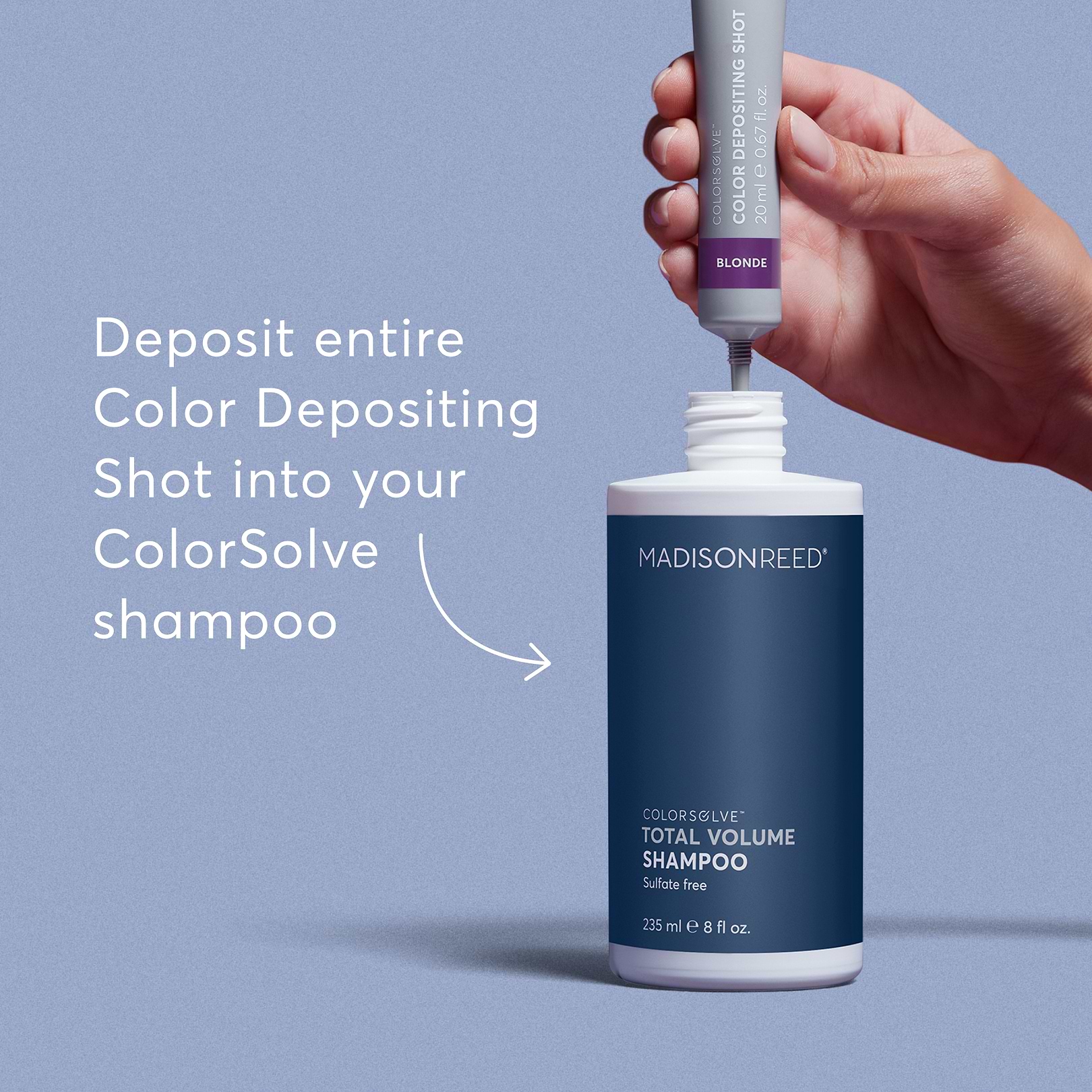 Madison Reed Total Volume ColorSolve Shampoo & Conditioner for
