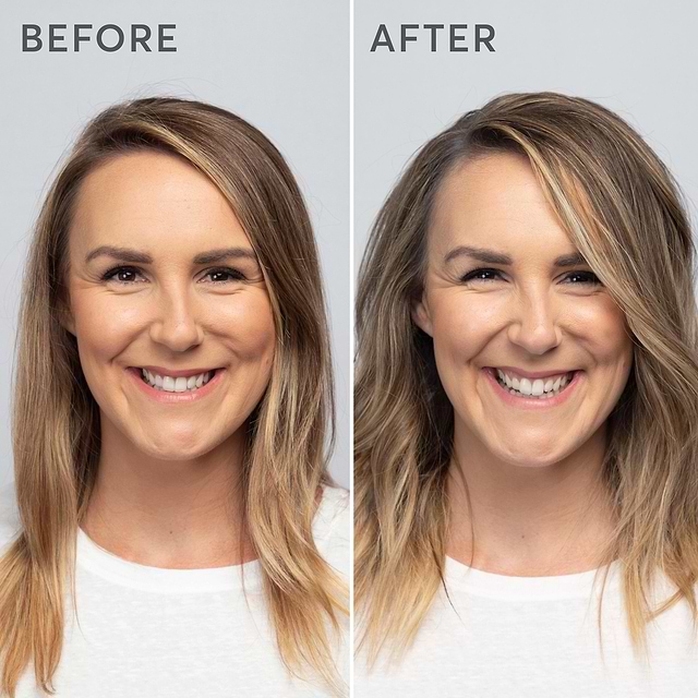 Volumizing Foam before and after