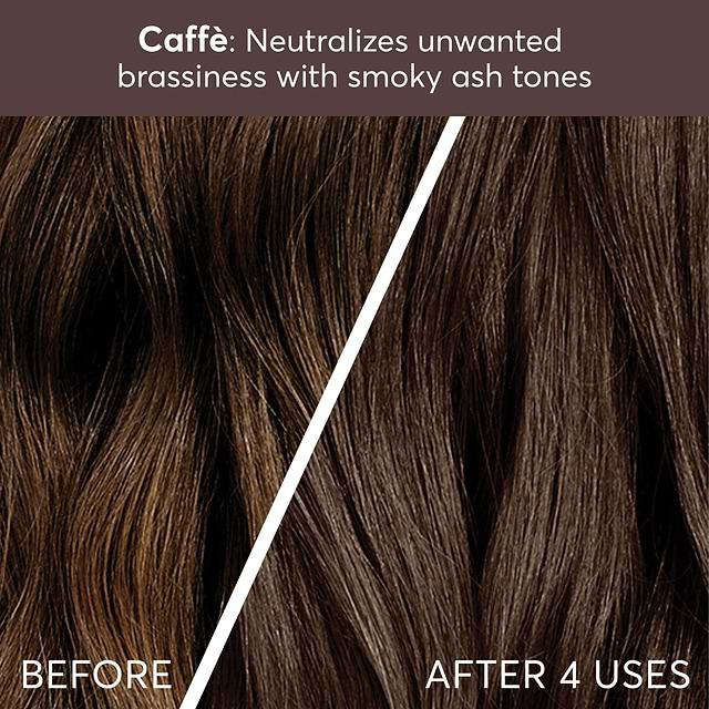 Caffe Neutralizes unwanted brassiness with smoky ash tones