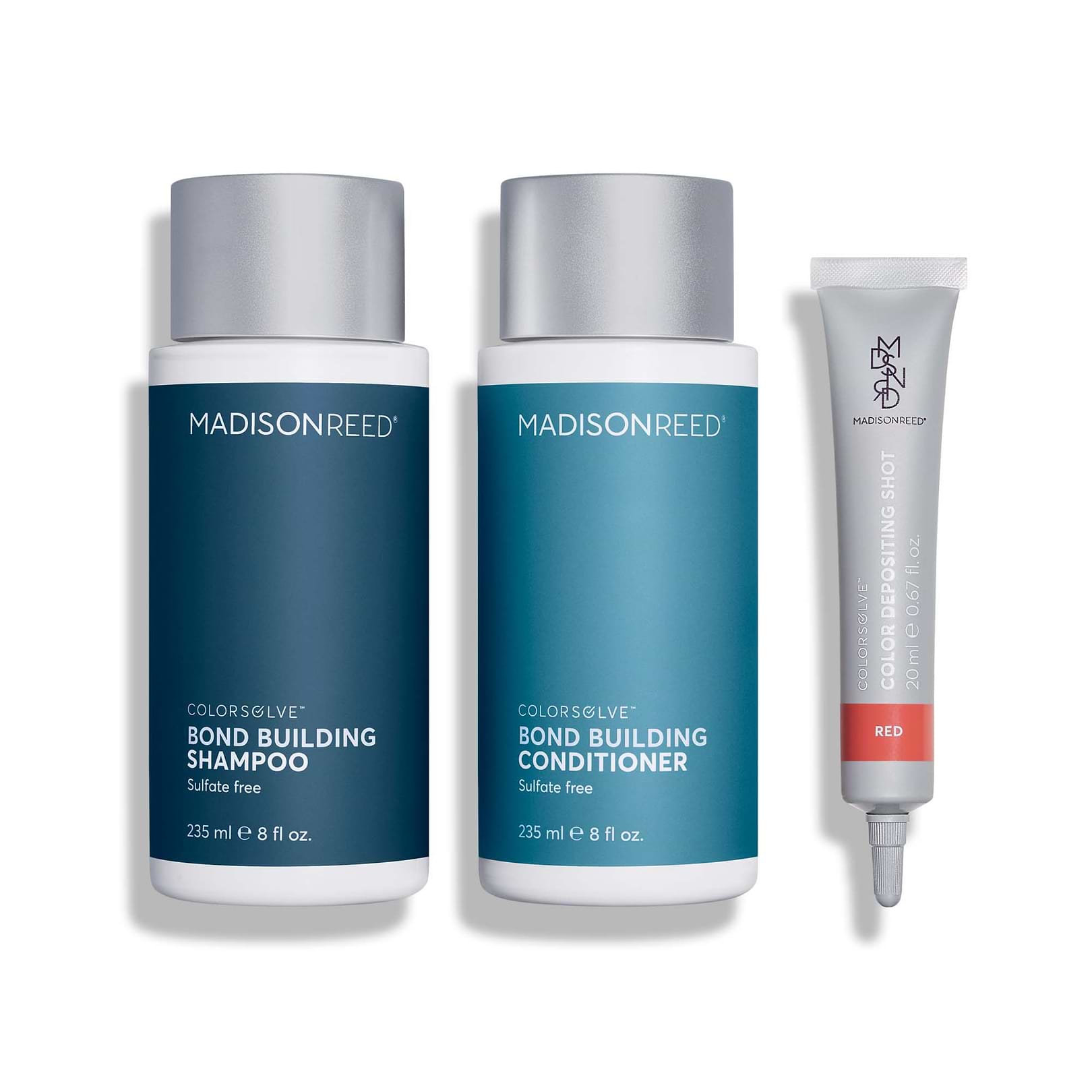 MADISON 美容液 3本セット Madison Reed Bond Building ColorSolve Shampoo & Conditioner for