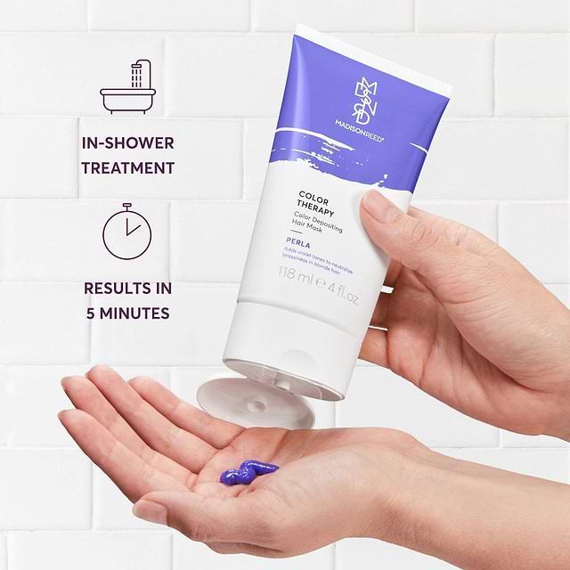 Color Therapy Perla In-shower Treatment Results in 5 min