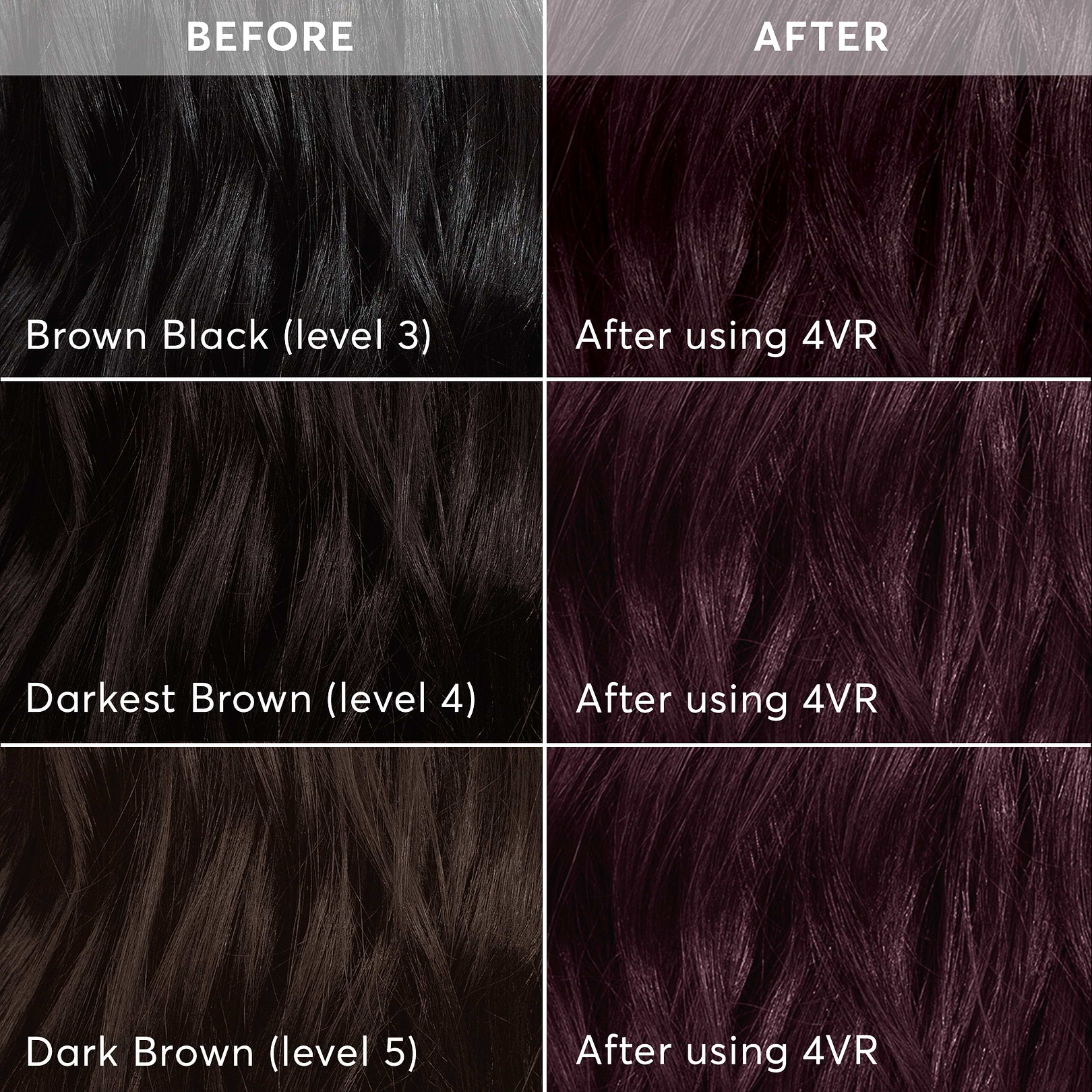 奄美タタロウ様④ Darkest Cool Sangria Hair Dye Kit | Volterra Amethyst 4VR