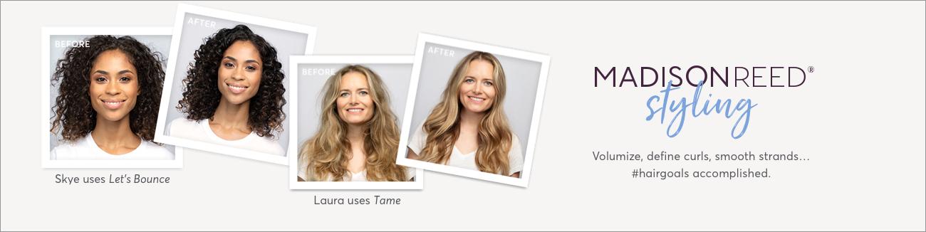 Madison Reed Styling: Volumize, define curles, smooth strands... #hairgoals accomplished yes