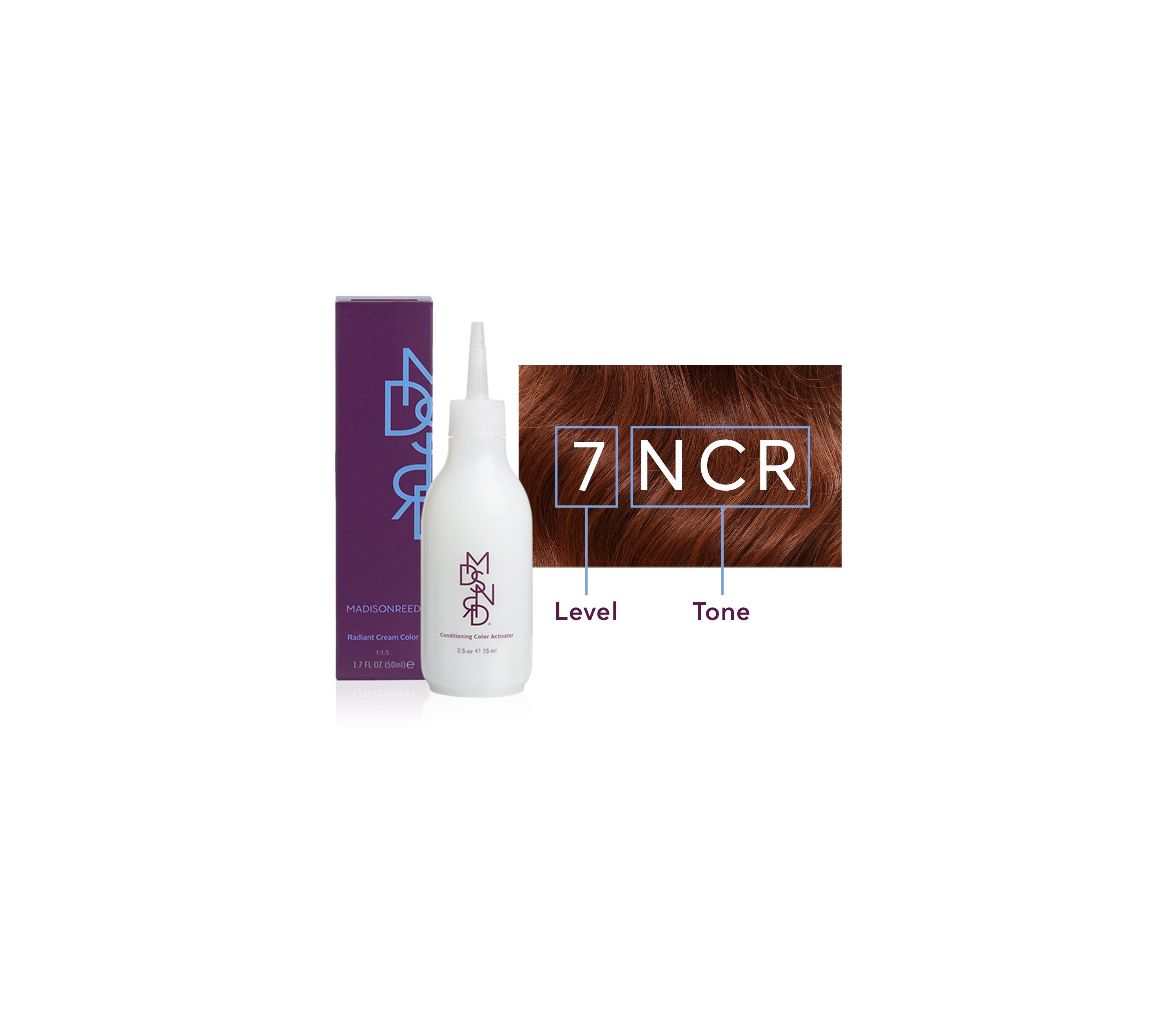 Hair Color Level - 7, Tone - NCR