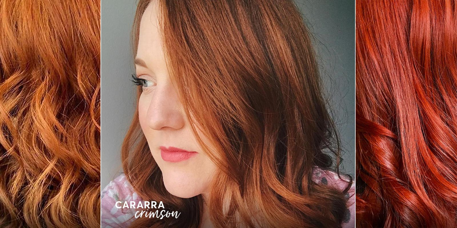 crimson hair color